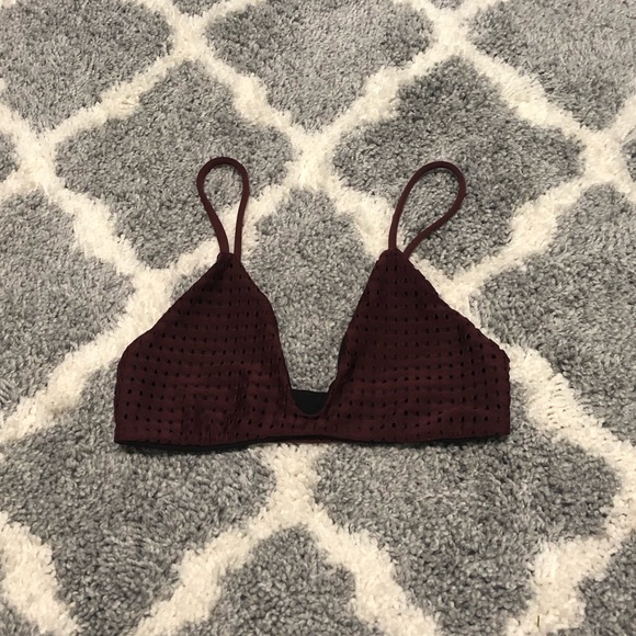 acacia swimwear Other - Acacia Exclusive Na Pali in Merlot Mesh